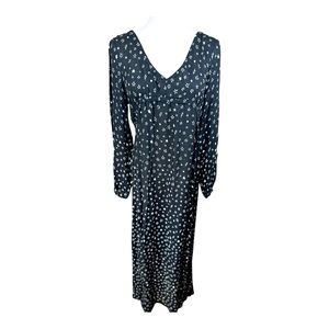 Chaser NWT SZ Medium The Stars and bolts black with white stars midi/maxi‎ dress